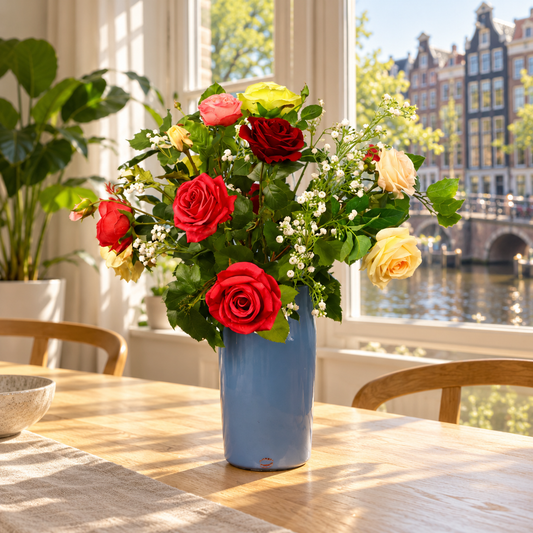 L - Baya | Serax vaas met kunstbloemen | Large