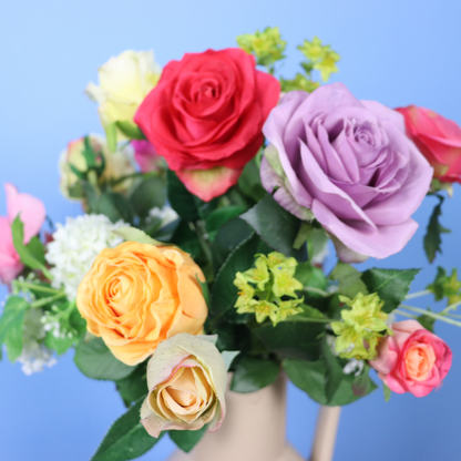 L - Imani | Return to Sender vaas met kunstbloemen | L