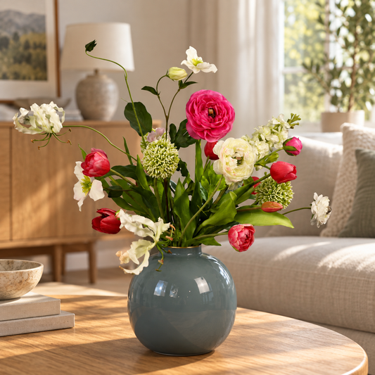 L - Frasier | Pip Studio vaas met kunstbloemen | Large
