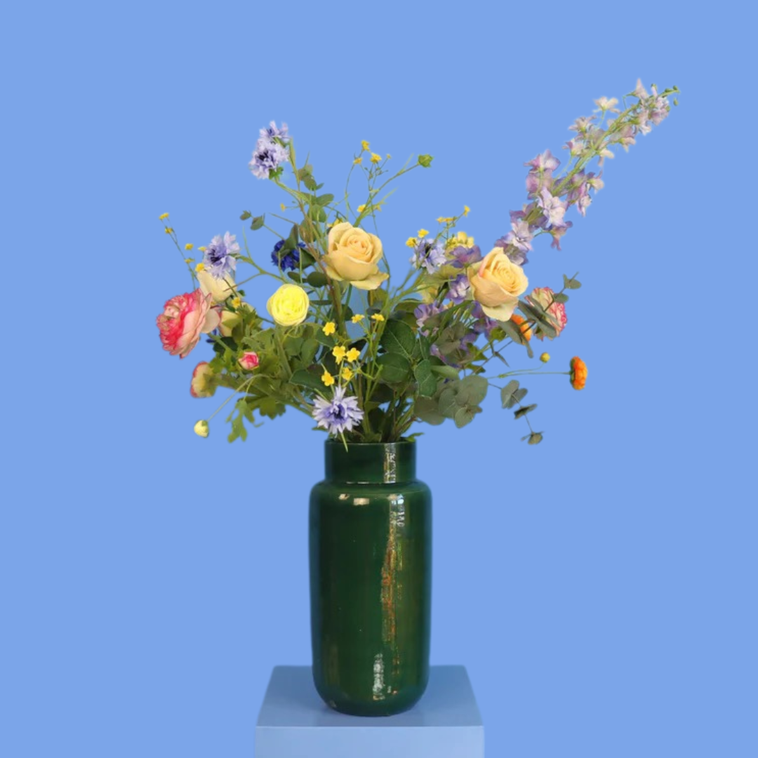L - Bibi | Serax vaas met kunstbloemen | Large