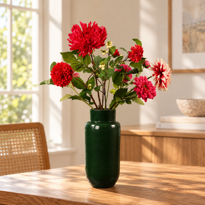 L - Luca | Serax vaas met kunstbloemen | Large