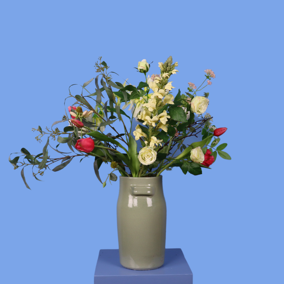 L - Christa | Serax vaas met kunstbloemen | Large