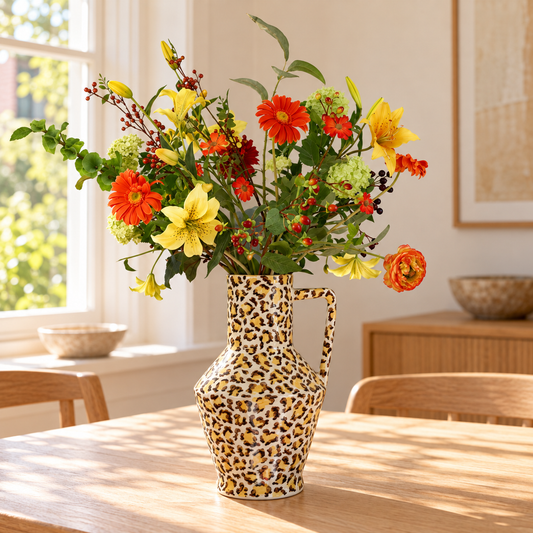 XL - Ludo | Return to Sender vaas met kunstbloemen | XL