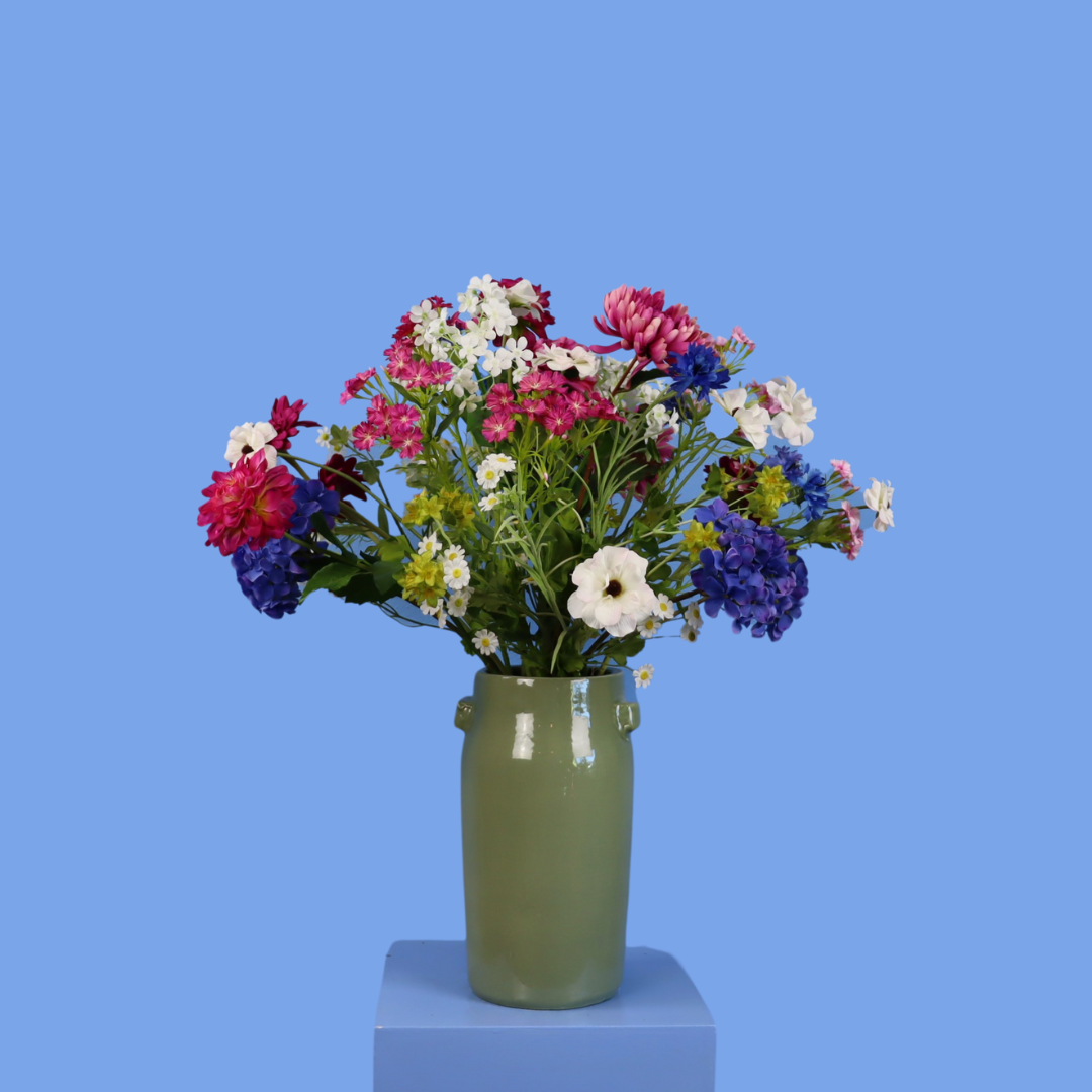 L - Eefje | Serax vaas met kunstbloemen | Large