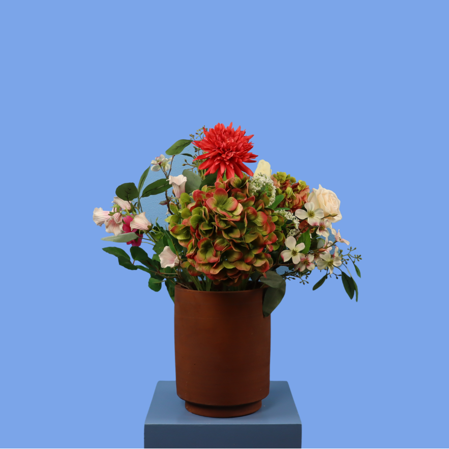 L - Flore - Terracotta vaas