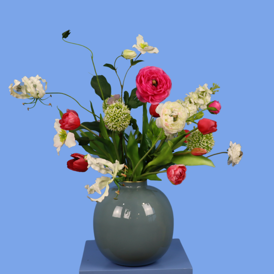 L - Frasier | Pip Studio vaas met kunstbloemen | Large