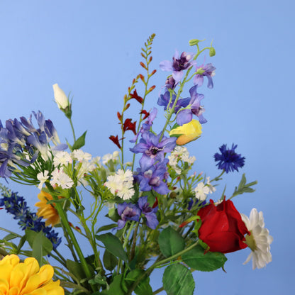 L - Piet | Return to Sender vaas met kunstbloemen | Large