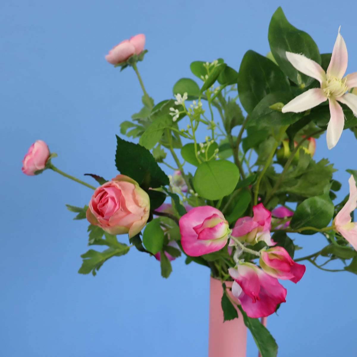 M - Meesie | Pols Potten vaas met kunstbloemen | Medium