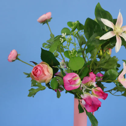 M - Meesie | Pols Potten vaas met kunstbloemen | Medium