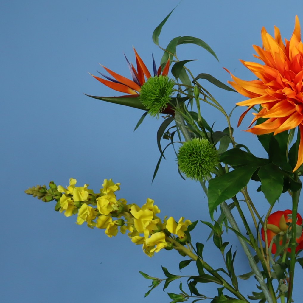 Kunstboeket Karolien in Pols Potten vaas, maat L – Reflower