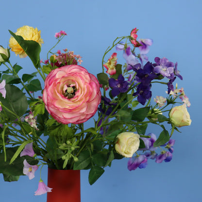 L - Anoek | Pols Potten vaas met kunstbloemen | Large