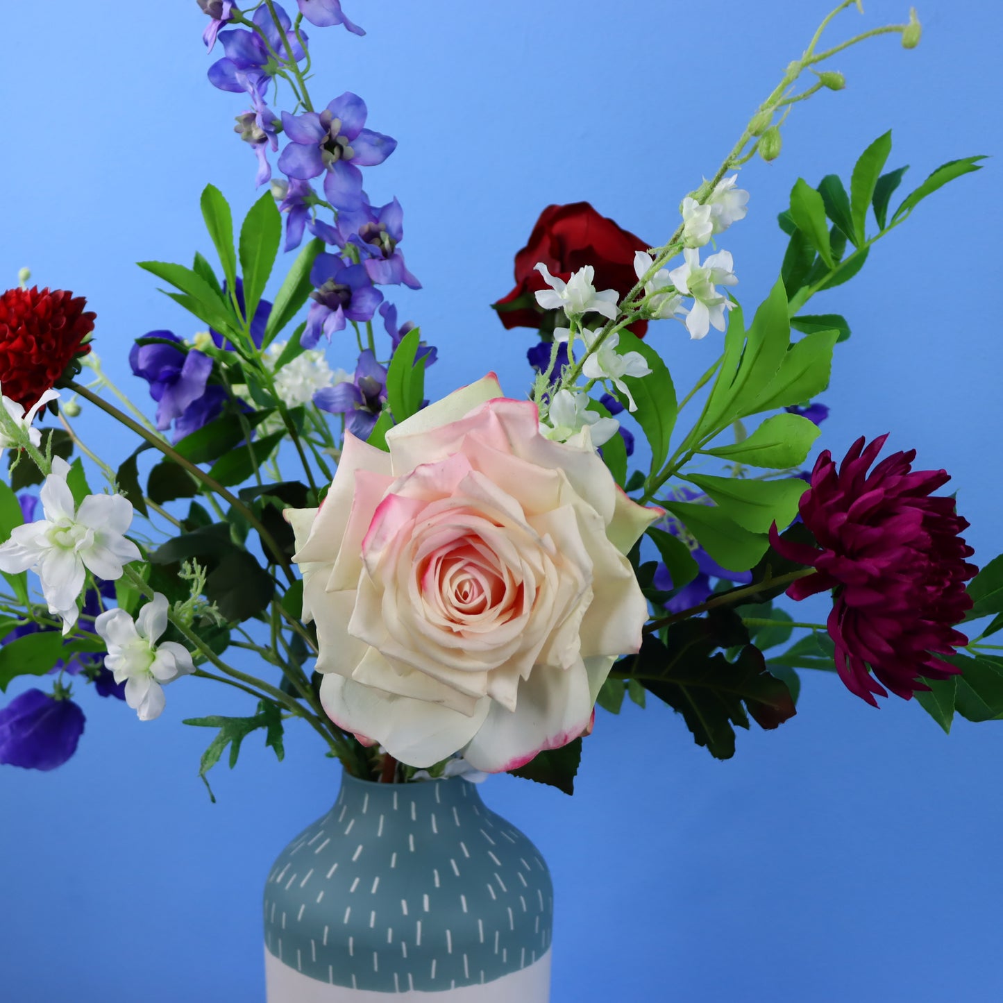 L - Elias | Studio Harm & Elke vaas met kunstbloemen | Large
