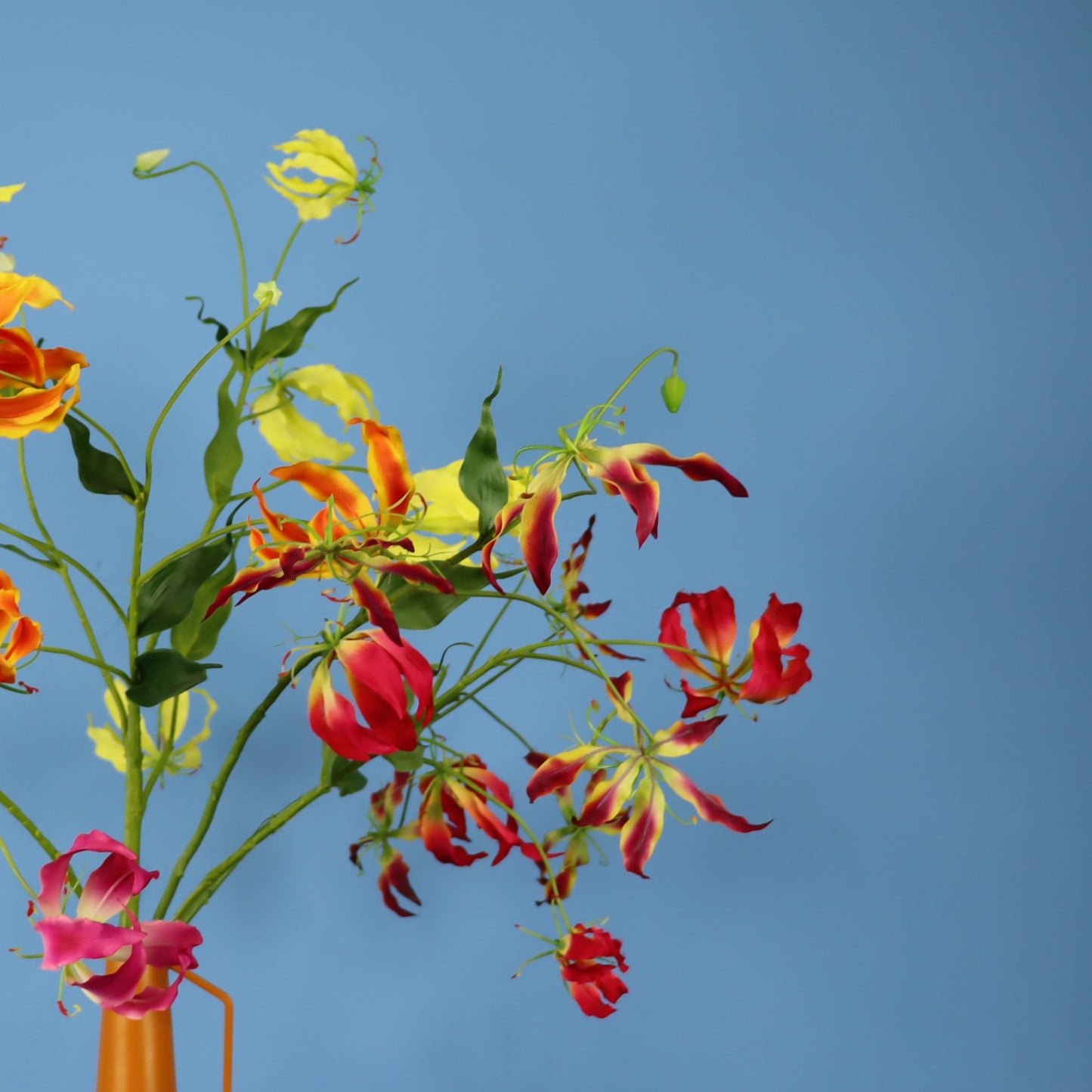 L - Marcello - Pols Potten vaas met kunstbloemen - Large