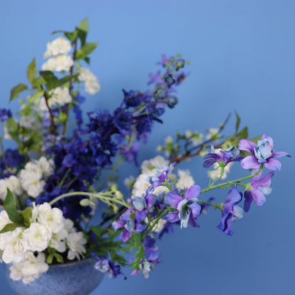 L - Zina | Pols Potten vaas met kunstbloemen | Large
