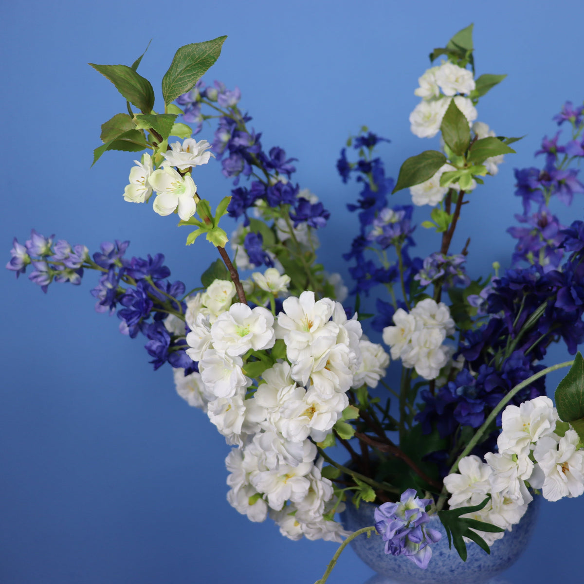 L - Zina | Pols Potten vaas met kunstbloemen | Large