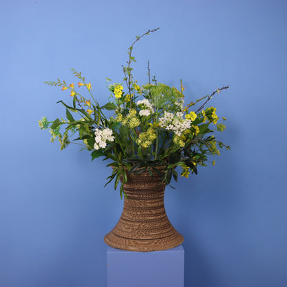 XL - Odessa | Kartent vaas met kunstbloemen | XL