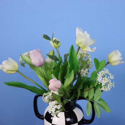 M - Roene | House Vitamin vaas met kunstbloemen | Medium