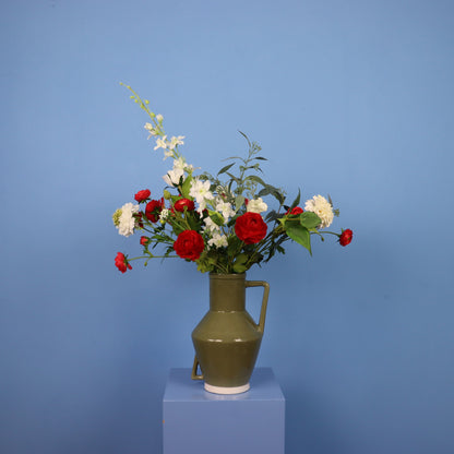 L - Lieke | Return to Sender vaas met kunstbloemen | Large