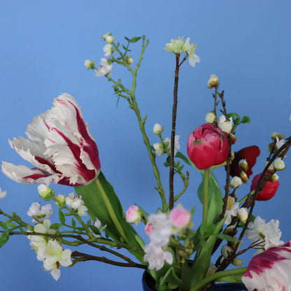 L - Roxanne | Return to Sender vaas met kunstbloemen | Large
