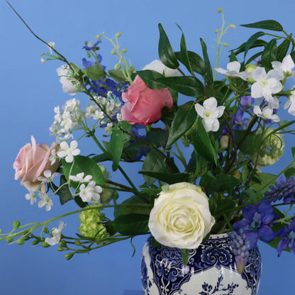 L - Anton - Delfstsblauwe vintage vaas