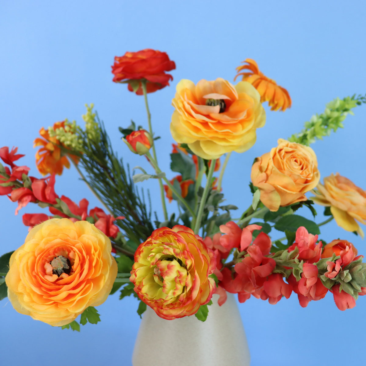 L - Amira | Return to Sender vaas met kunstbloemen | Large