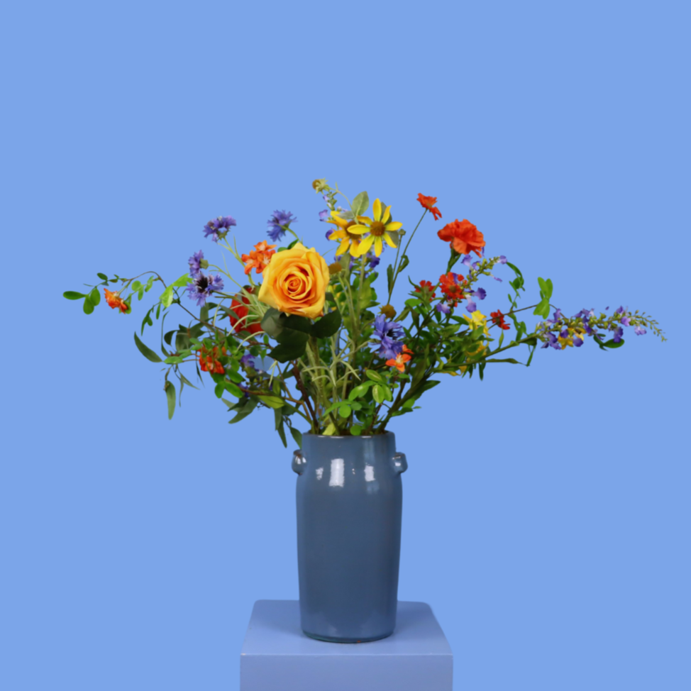 L - Jelmer | Serax vaas met kunstbloemen | Large