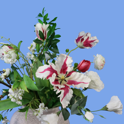 XL - Jeppe - vintage witte pot