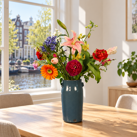 L - Kelsey | Serax vaas met kunstbloemen | Large