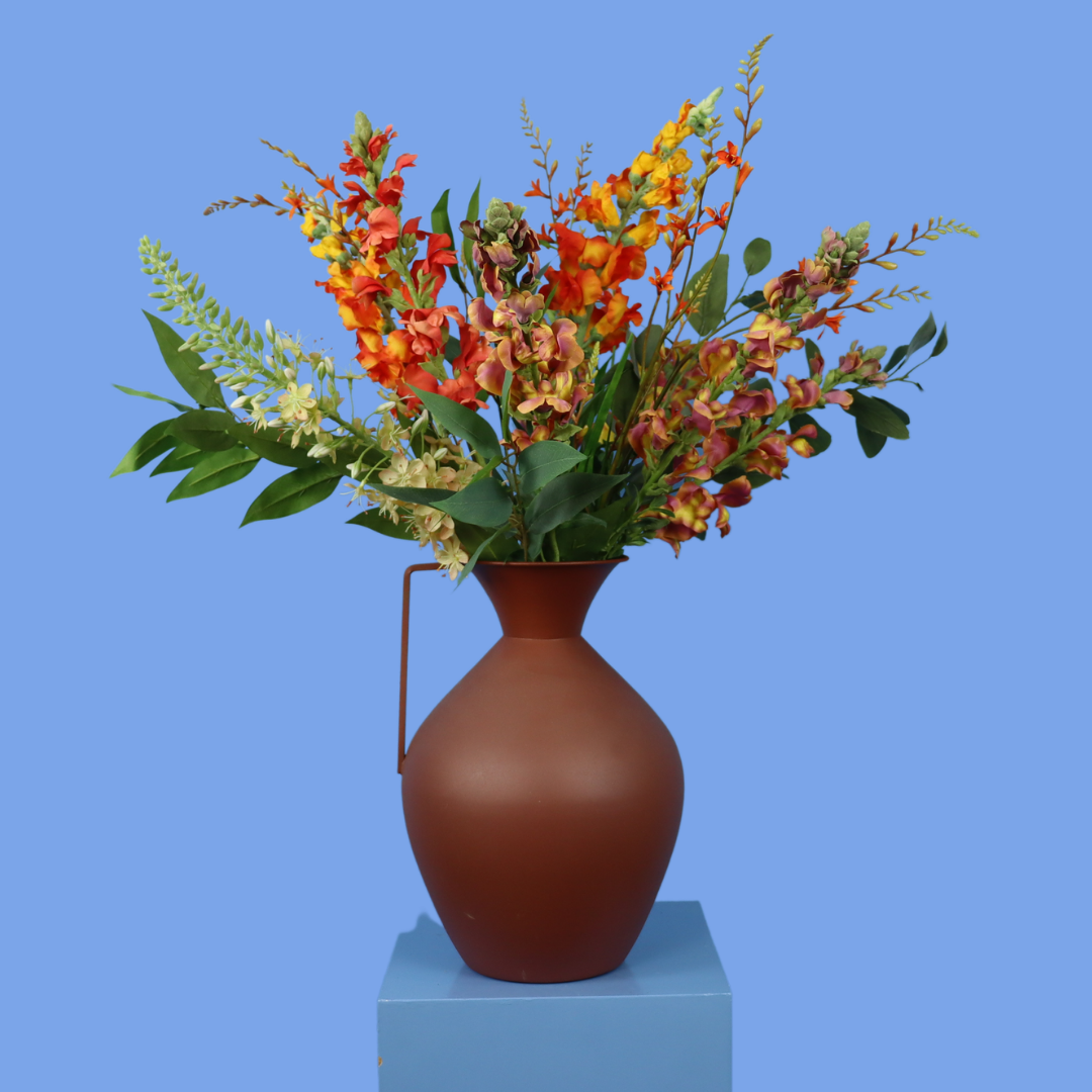 XL - Ludwig | Pols Potten vaas met kunstbloemen | XL