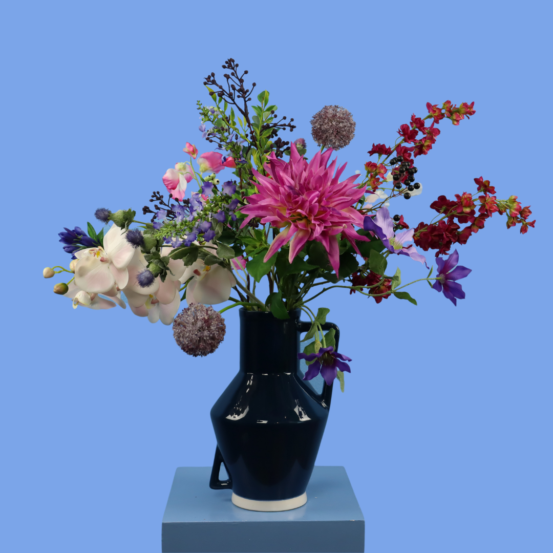 L - Marisse | Return to Sender vaas met kunstbloemen | Large