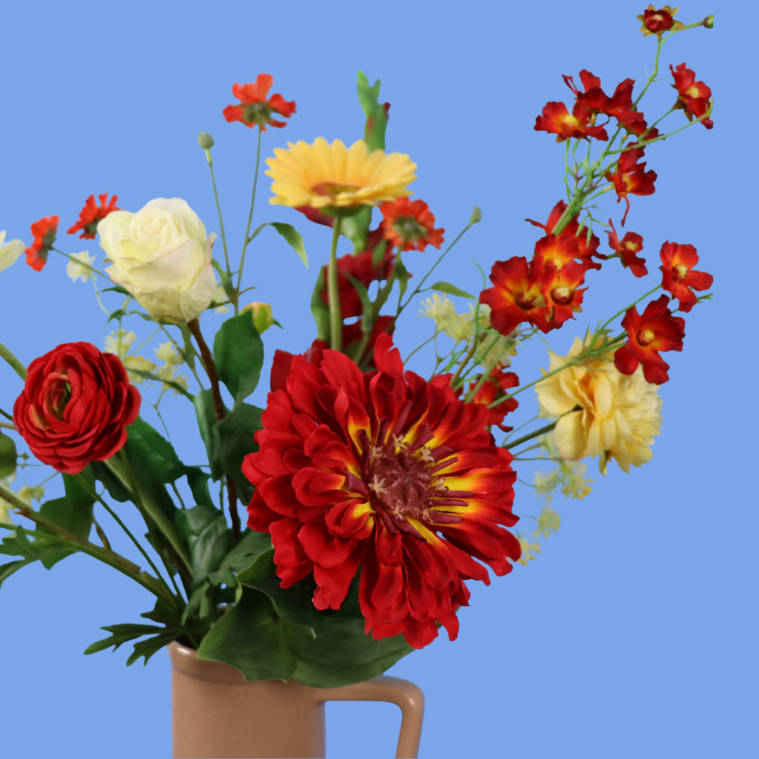 L - Marit | Return to Sender vaas met kunstbloemen | Large