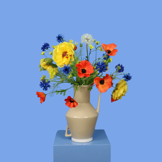 L - Mila | Return to Sender vaas met kunstbloemen | Large