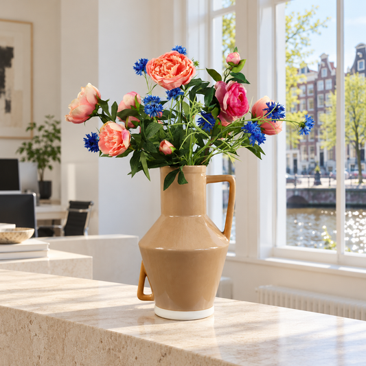 XL - Job | Return to Sender vaas met kunstbloemen | XL