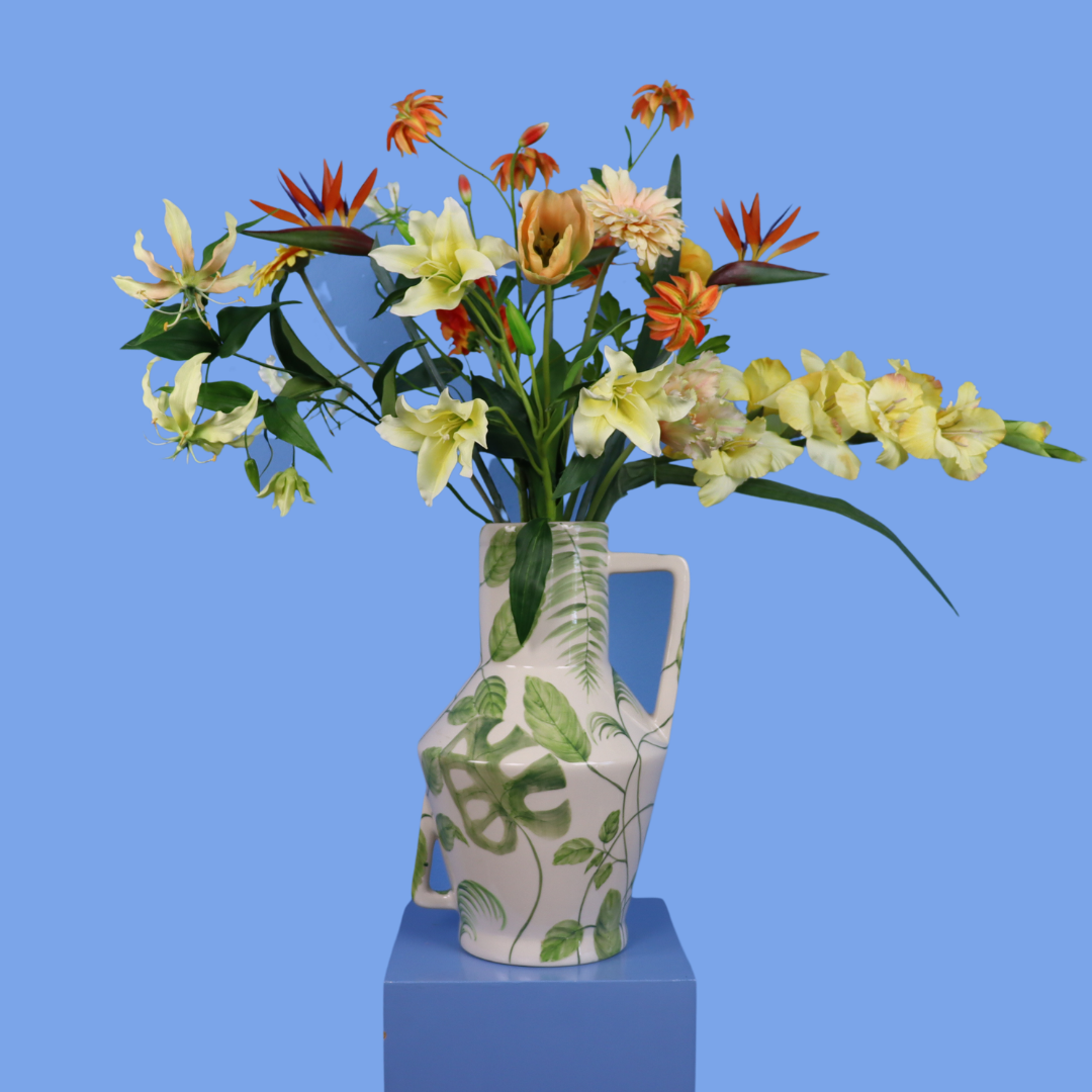 Kunstboeket Rani in Return to Sender vaas, maat XL – Reflower