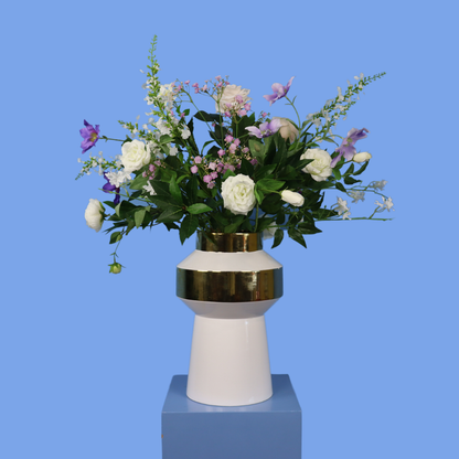 XL - Senn | Pols Potten object vaas met kunstbloemen | XL