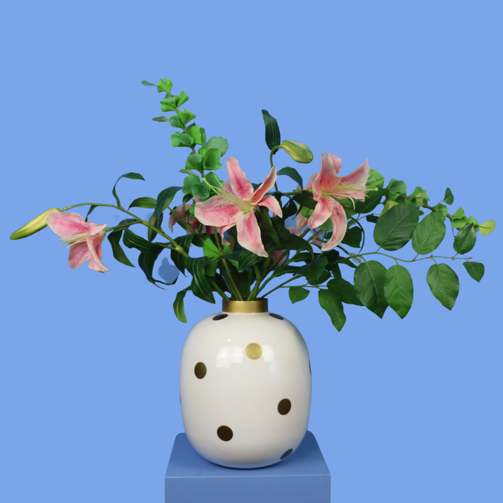 L - Sienna | Pip Studio vaas met kunstbloemen | Large
