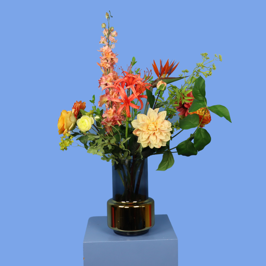 M - Silke | Pols Potten vaas met kunstbloemen | Medium