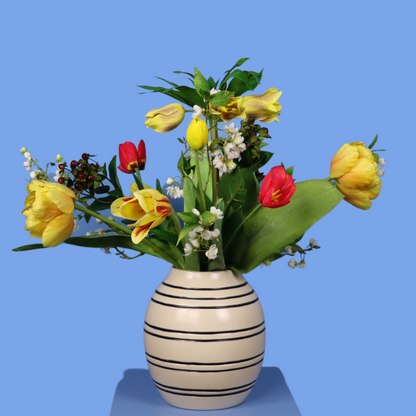 M - Sylvie | H&M Home vaas met kunstbloemen | Medium