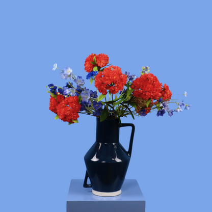 L - Teddy | Return to Sender vaas met kunstbloemen | Large