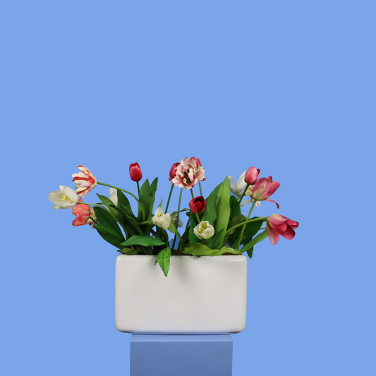 L - Beatrix - Witte 'broodrooster' bak