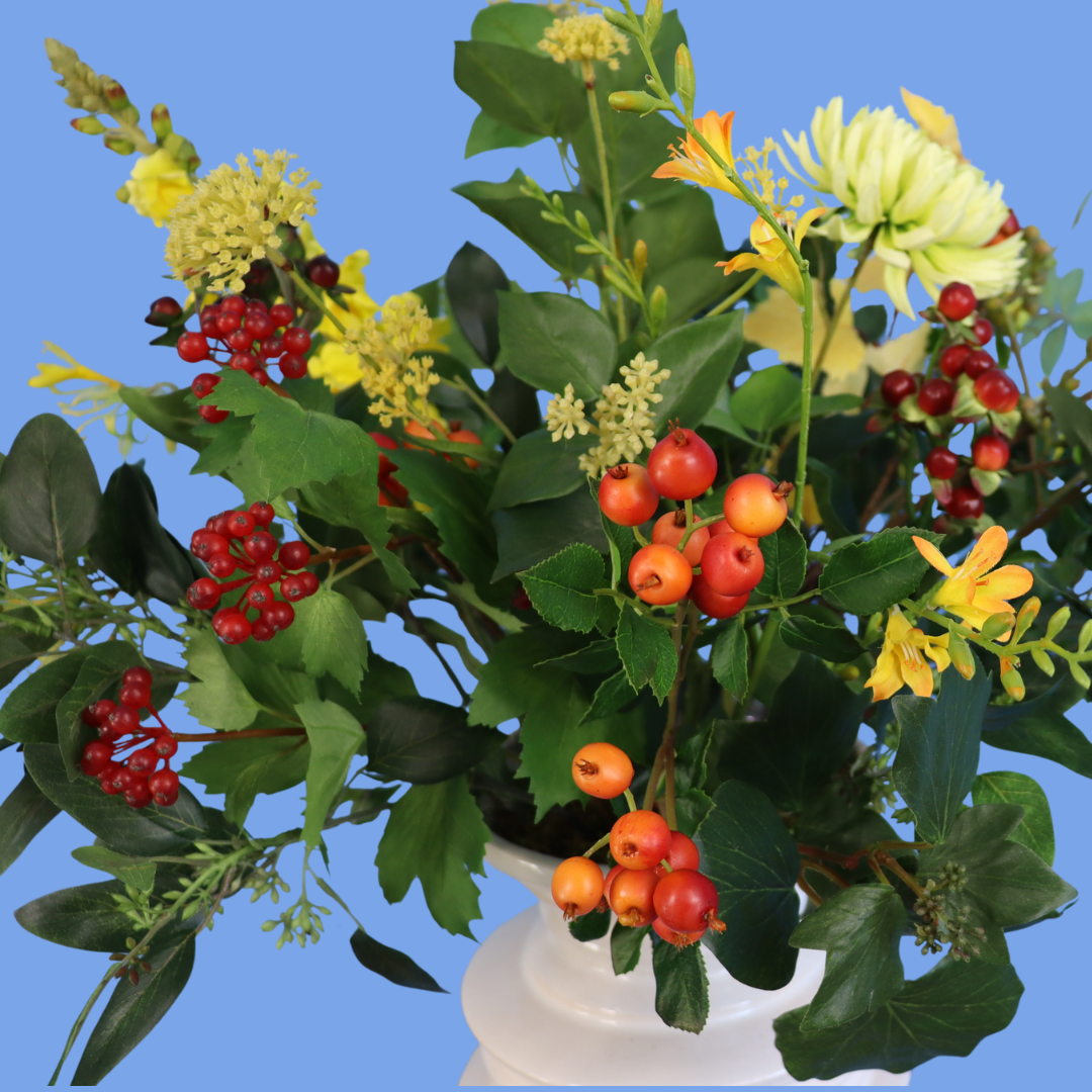 L - Freesia | Pols Potten vaas met kunstbloemen | Large