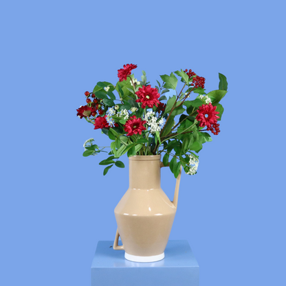 M - Malika | Return to Sender vaas met kunstbloemen | Medium