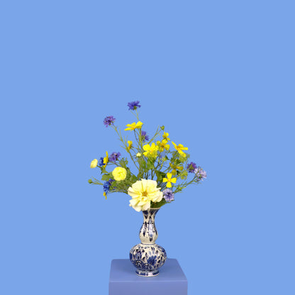 M - Martha - Delftsblauwe vintage vaasje | Medium