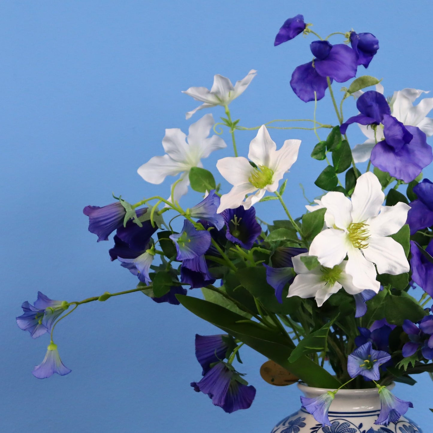 M - Fabian | Kersten vaas met kunstbloemen | Medium